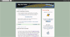 Desktop Screenshot of mapthefallen.org